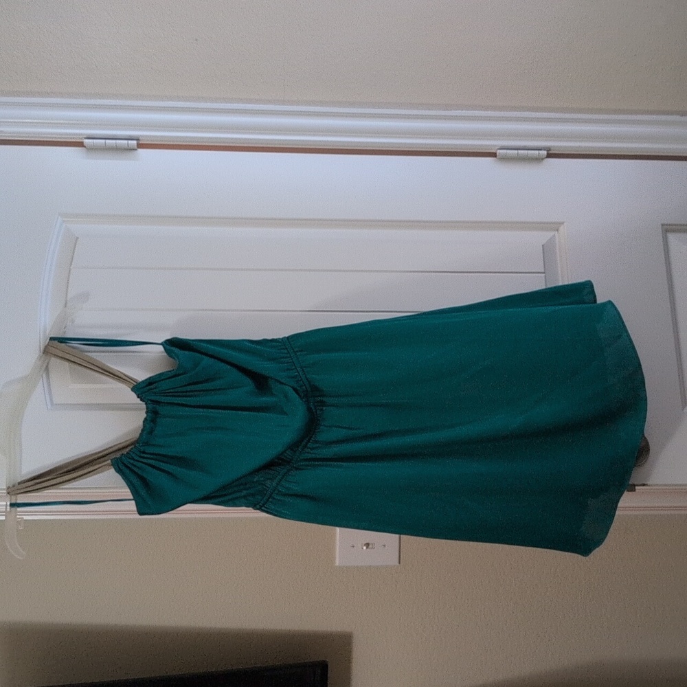 Teal Sleeveless Dress